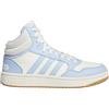 adidas Hoops 3.0 Mid Classic Shoes, Scarpe Donna, Cloud White/Cloud White, 35.5 EU