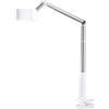 JSAUX Supporto per telefono JSAUX, supporto per telefono flessibile supporto per telefono con morsetto a braccio lungo pigro universale per letto e scrivania compatibile con iPhone 14 13 12 11 x [bianco]