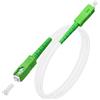Speedoptic - Cavo Fibra Ottica SC/APC a SC/APC | Simplex Monomodale FTTH | Compatibile con TIM, Vodafone, Fastweb, WindTre, Tiscali (0,5 Metro)