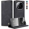 KZB Cover per Xiaomi Redmi Note 14 Pro 5G/ Redmi Note 14 Pro Plus 5G Custodia in Pelle Premium Libro Portafoglio Flip Wallet Magnetica Porta Carte Protezione Case [Non per Note 14 Pro 4G] - Nero