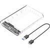 ORICO Case Hard Disk 3.5/2.5 USB 3.0 Interfaccia SATA da 3,5 Pollici SSD/HDD Disco Rigido Portatile con Protocollo di Trasferimento UASP (3139U3)