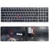 UP PARTS® Tastiera Italiana Compatibile con HP per Laptop Elitebook 850 G3 755 G3 850 G4 755 G4 Retroilluminata con Track Point colre Silver