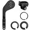TUSITA Supporto Anteriore a Filo Compatibile con Garmin Edge GPS Computer da Bici, Quarto di Giro a Adattatore per Montaggio su Flangia a Frizione Incluso