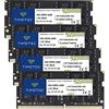 Timetec 64GB KIT(4x16GB) DDR4 2400MHz PC4-19200 Non-ECC Unbuffered 1.2V CL17 2Rx8 Dual Rank 260 Pin SODIMM Laptop Notebook PC Computer Memoria RAM Modulo di aggiornamento (64GB KIT(4x16GB))