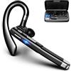 Euakee Auricolare Bluetooth Singolo, V5.1 CVC Cancellazione Rumore Cuffie Wireless Bluetooth con Doppio Microfono, 40 Ore Di conversazione per Guida/Lavoro for iOS Android