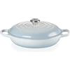 Le Creuset Tegame basso Evolution in ghisa vetrificata, Rotondo, diameter 30 cm, 3.2 l, Coastal Blue, 21180304202430