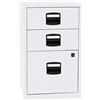 Bisley Home Pfa 696 - Mobiletto con 2 cassetti universali, 1 cassetto, in Metallo, 40 x 41,3 x 67,2 cm, Colore: Bianco