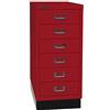 Bisley - Cassettiera in Metallo con 6 cassetti, 38 x 27,9 x 67 cm