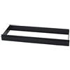 Bisley - Cornice telescopica per Eurotambour, Larghezza 1200 mm, in Metallo, 333 Nero, 36 x 110,5 x 12,1 cm