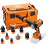 FEIN Trapano Avvitatore a Batteria ASCM18-4 QM AS QuickIN Set con 7 accessori a cambio rapido QuickIN in valigetta,-BOXX, batterie e caricabatteria non inclusi