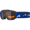 ALPINA PINEY - Occhiali da sci antiappannamento, estremamente robusti e infrangibili, con protezione UV al 100%, per bambini, nero-oliva opaco, taglia unica