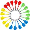 aghoer 20 freccette magnetiche, freccette magnetiche, accessori per il gioco interno, per famiglie, bar, sale giochi, ecc