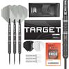 Target Darts Ares 22G Set di Freccette con Punta in Acciaio al tungsteno - 6 Alberi PRO Grip - 9 Voli PRO Ultra - Portafoglio Dart - Dart Counter App Coupon Bundle