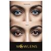 WOWLENS I Lenti a Contatto Colorate Blu + Portalenti - DUBAI BLUE per Occhi Chiari e Scuri en azzurre naturali -2 pezzi- DIA 14.0 -senza correzione- 0.00 diottrie