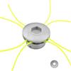 XiXiRan Testina Decespugliatore Universale, XiXiRan Testina per Erba in Alluminio, Testina per decespugliatore in alluminio, Testa Doppia per Decespugliatore, con 4 Linee, Accessorio per decespugliatore