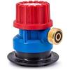 Rotarex Adattatore Jumbo Clip-On tipo 652 - Ø 35 mm (G.56) x W21.8 - LH - N. 2 (G.12), adatto per bombole di gas in Spagna, Portogallo, Danimarca, ecc.