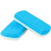 Generic CVNRCLP - Set di 2 pietre pomice per piedi su entrambi i lati, esfolianti per la pelle dura e la rimozione dei calli, strumenti per lo sfregamento delle pietre vulcaniche per piedi lisci (blu)