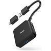 Hama Hub Usb, 4 Porte Usb 3.2 Gen1, 5 Gbps, Con Adattatore Usb C