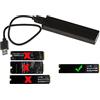KALEA-INFORMATIQUE Contenitore esterno compatibile per Mac Air 2012 SSD a USB3 (USB 3.0 SUPERSPEED) per SSD Mac a 8+18 pin (A1466 A1465 MD223 MD224 MD231 MD232)