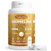 Naturin Bromelina Forte Drenante 5000 GDU/g,180 Compresse (Fino a 6 mesi di Fornitura), Rimedio Naturale per Cellulite, Microcircolo, Integratore Detox By NATURIN