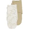 MEYCO Baby Branches/Uni Pucksack 2-pack, primo equipaggiamento per neonati (panno puck per bambini da 4-6 mesi, morbido comfort per la nanna, traspirante e assorbe l'umidità), sabbia
