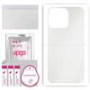 apgo BACK SKIN Film Pellicola protettiva Protezione Posteriore per Apple iPhone 13 Pro, skin sticker film foil vinyl Matte Transparent
