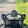 Generic Supporto per navigatore moto per Garmin Zumo XT, XT2, modello AMPS | 'Pancake' | 12 mm
