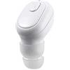 LucaSng Auricolare senza fili singolo auricolare Bluetooth in-ear mini invisibile Bluetooth cuffie Business Earphone, con 6 ore (bianco)