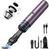 Chuboor Mini Aspirapolvere, Aspirapolvere portatile ricaricabile Potente Aspirapolvere portatile da 70W Silenzioso e conveniente con filtro HEPA efficace Tempo di funzionamento 30 Min USB ricaricabile