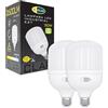 CLAR - Lampadina a LED E27 30W, Lampadina LED Potenti, Lampada LED E27, Luce Fredda 6000ºK (Pack 2)