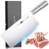 Plys Manico ondulato per mannaia per coltello da cucina cinese interamente in acciaio per coltello da chef multifunzionale