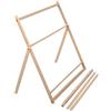 Bagima Telaio per Tessitura in Legno Macchina per Tessere a Mano in Legno Fai-da-te Staffa Regolabile Strumento per Maglieria in Lana per Arazzi Telaio Grande per Principianti