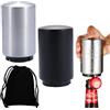 WOKICOR 2 Pezzi Apribottiglie Automatico, Cavatappi in Acciaio Inox con Mini Borsa Portaoggetti, Magnetico Automatico per Gli Amanti Della Birra e Mani Deboli per la Casa Bar Accessori da Cucina