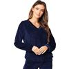 Vivisence Felpa Femminile Velluto Uniforme 9002, Blu Scuro,42