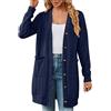 Sunnyuk Giacche Estive Donna Giacca Cotone Aperto Giacche Cerimonia Eleganti Spolverino Leggeri Curvy Cardigan Lungo Comode Taglie Forti