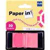 Plus Office Paper In - Segnapagine 50, colore: Rosa