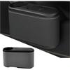 Adunsiaoto Mini Cestino Spazzatura per Auto, Bidone Spazzatura Auto Con Coperchio Pattumiera Impermeabile Car Trash Can, Cestino Automobilistico Impermeabile Mini Car Bin Con Coperchio(Nero)