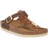 BIRKENSTOCK GIZEH BRAIDED COGNAC OILED CALZ S
