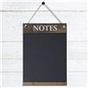 Chalkboards UK, lavagnetta da Cucina, Legno, Stile Rustico, Marrone, con Scritta "Notes"