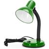 Aigostar Lampada da Scrivania Vintage, Lampada da Tavolo Compatibile con Lampadine LED Modello E27, Senza Lampadina, Max 240V, Verde, per Adolescenti, Bambini, Ragazze, Leggere, Lavorare, Studiare