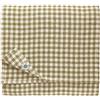 Linen & Cotton Tovaglia da Tavola a Quadretti Estella -100% Lino, Beige Bianco (139 x 300 cm) Copritavolo Tovaglia di Stoffa Rettangolare Grande Lunga Rustica per Tavolo Cucina Caffè Ristorante Pasqua