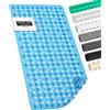 HITSLAM Tappetino Vasca Antiscivolo da Bagno, 89 x 40cm Lungo Tappetino Doccia Antiscivolo Senza BPA, Resistente alla Muffa e Lavabile in Lavatrice Tappetino Bagno, Morbido al Piede, Blu