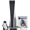 Generico Supporto verticale RGB Stazione di raffreddamento console per PS5 Pro, supporto di base con dock di ricarica del controller per PS5 e PS5 Pro/PS5 slim Disc & Digital Editions
