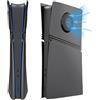 Fiorky Sostituzione Faceplate ABS custodia rigida Case di facciata anti-scratch Copertura Dst Aidpo-Protective Shock Affrollo di shock con sfiato raffreddamento for PS5 Pro PlyStation 5 Pro