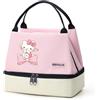 Hemasa Hello Kitty - Borsa termica per il pranzo, portatile, pieghevole, isolata, per ufficio, scuola, picnic B