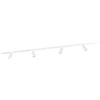 Ledvion - Illuminazione su binario a LED 2M + 4 faretti su binario (Bianca, dimmerabile, attacco GU10)