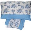 fashion home Pagano Completo Lenzuola Singolo in Flanella Felpate a Pelo Rasato antipilling Morbido Caldo Cotone Floreale