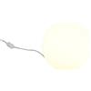 Reality Leuchten Beleuchtung Piccola sfera LED lampada da tavolo a 1 luce, vetro opale bianco, lampada decorativa per interni - Ø 20 cm altezza 18 cm