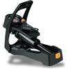 SKS GERMANY AIRSTEP DIGI pompa a pedale con manometro digitale (con attacco MULTI VALVE, alta precisione di misurazione, con preciso manometro digitale a LED, pressione massima: 7 bar/102 psi), nero