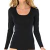Schiesser - Maglietta, Donna, Nero (Schwarz (000-schwarz)), 44 IT (L)